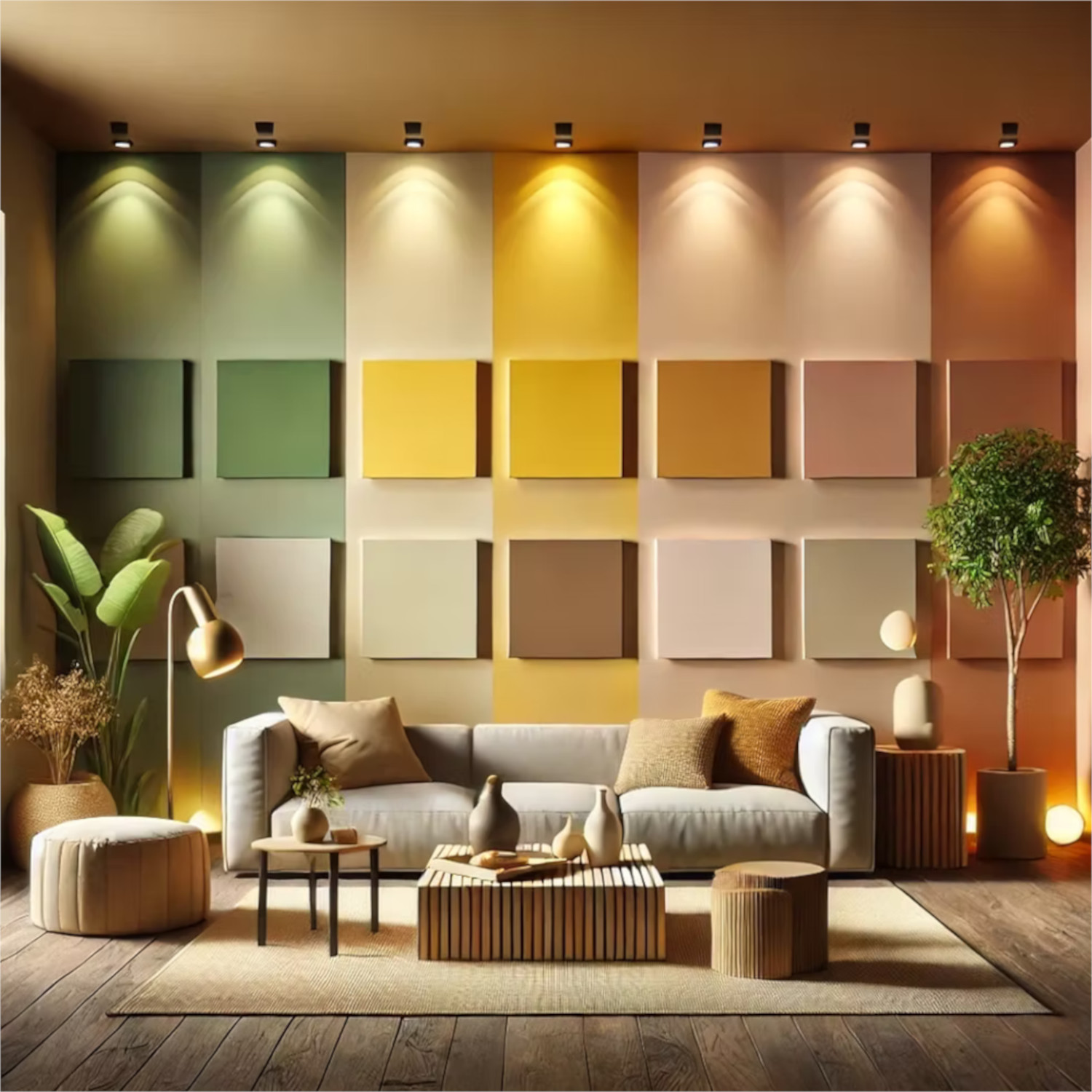 Realizacja: salon z aneksem i korytarz w Sosnowcu